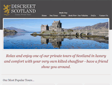 Tablet Screenshot of discreetscotland.com